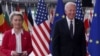 Presidentja e Komisionit Evropian, Ursula von der Leyen dhe presidenti amerikan, Joe Biden. Fotografi nga arkivi.
