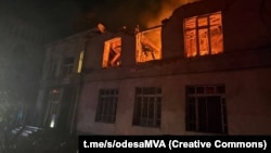 Наслідки російської атаки в Одесі, архівне фото 