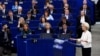 Predsednica Evropske komisije Ursula fon der Lajen u Evropskom parlamentu drži govor o Stanju EU, Strazbur, 16. septembar 2026.