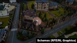 Автівка, власник якої донедавна працював в «ДС Пром Груп», на території маєтку Валентини Борт