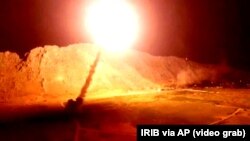 Video Grab: Iran -- missile launch, Kermanshah Province 