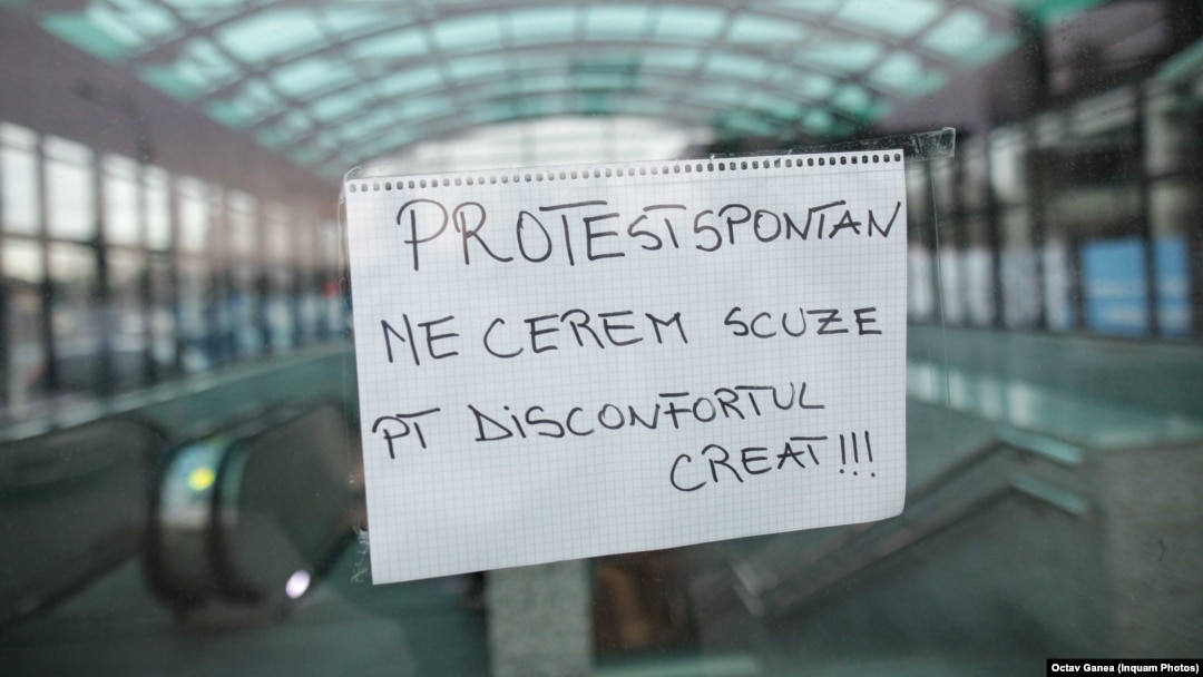 Bucureștenii nu au putut folosi metroul vineri, 26 martie, din cauza protestului spontan al sindicaliștilor.