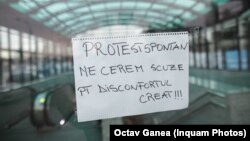 Bucureștenii nu au putut folosi metroul vineri, 26 martie, din cauza protestului spontan al sindicaliștilor.