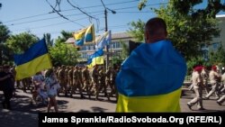 Святкування річниці звільнення Артемівська (тепер – Бахмута) від сепаратистів, 4 липня 2015 року