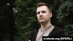 Mikita Losik after fleeing Belarus.