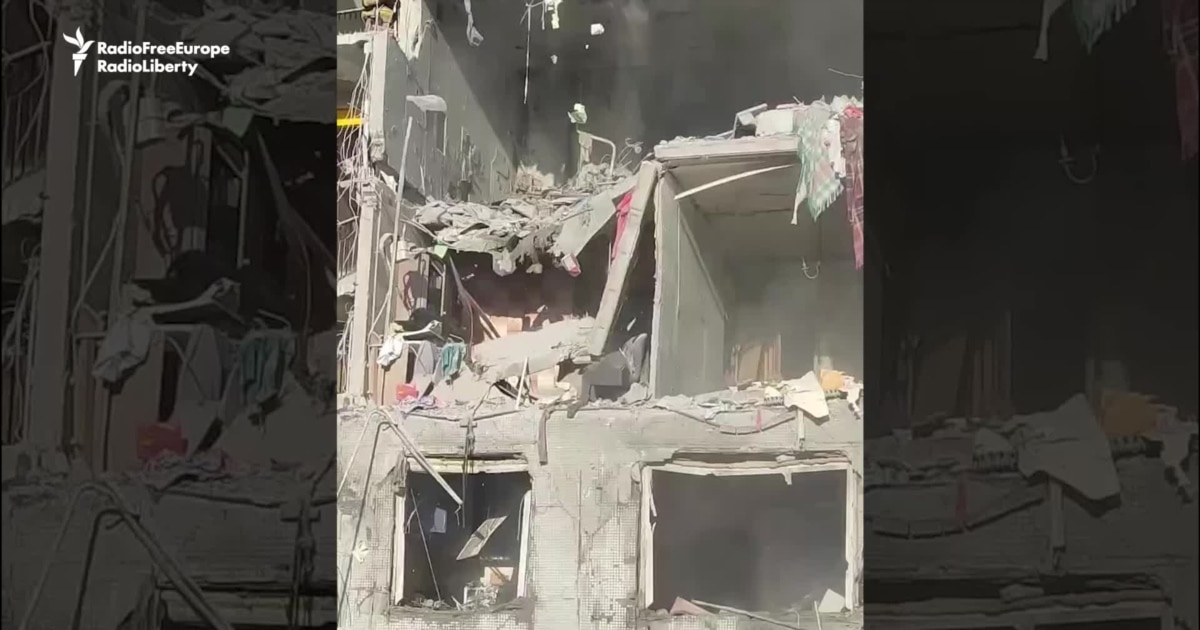 Russian Overnight Attacks On Ukraine Kill Azerbaijani Citizen, Injure 10 Children