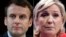 Emmanuel Macron și Marine Le Pen 