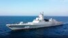 The Russian frigate Admiral Gorshkov attends a joint naval exercise with China and Iran in the Arabian Sea earlier this year. 