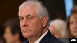 Former ExxonMobil CEO Rex Tillerson (file photo)