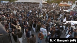 An overview of the Pashtun protest in Islamabad on February 1.