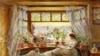 Чарлс Джэймс Люіс, «Чытаньне каля акна. Гастынгс», 1880