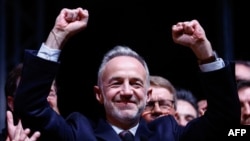 Socialistul Emmanuel Gregoire a câștigat alegerile pentru funcția de primar al Parisului. 22 martie 2026.