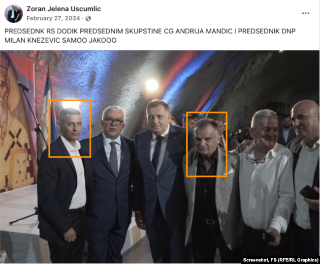 Postim në Facebook i Zoran Ushqumliqit, në shkurt të vitit 2024.
