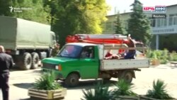 Prevoz ranjenih na kamionu