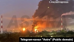 Пожежа на НПЗ (фото Astra)