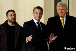 Președintele Ucrainei, Volodimir Zelenski, a spus că în timpul întâlnirii cu Donald Trump și Emmanuel Macron la Paris, a avut discuții „bune și productive”, dar și despre posibilitatea unei „păci juste”.