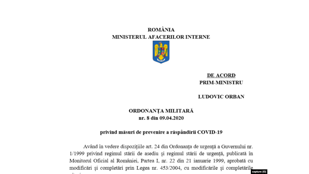 Ordonanța militară 8