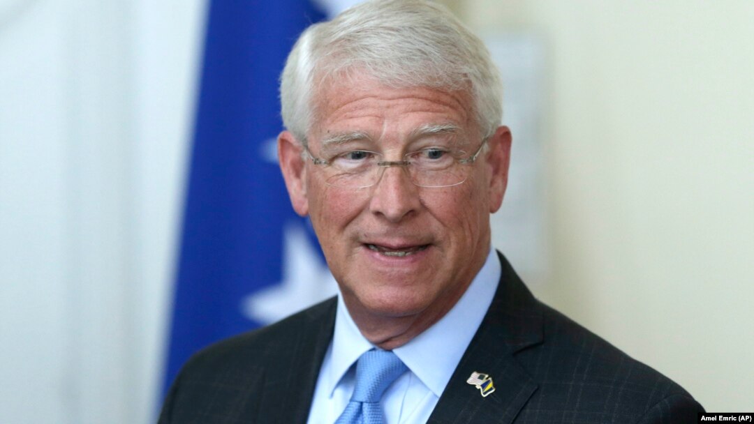 Američki senator Roger Wicker u Sarajevu 3. jula 2018. 