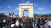 Military parade organized on December 1, on the occasion of celebrating the National Day of Romania, at the Arc de Triumph in Bucharest.