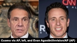 Lijevo: Andrew Cuomo, bivši guverner New Yorka, desno: Chris Cuomo voditelj jedne od najgledanijih emisija na CNN-u