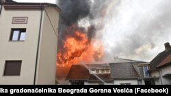Požar u Obrenovcu kod Beograda, 2 decembar 2021.