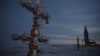 Wellhead equipment at a resource base for the Arctic LNG 2 project Russia's Gydan Peninsula on the Kara Sea. (filephoto)