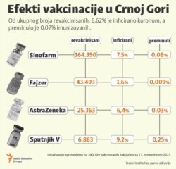 Infographic-Vaccination efficiency in Montenegro