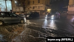 Последствия урагана в Севастополе, Крым, 30 ноября 2021 года