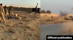 آتش‌بار توپخانه نیروی زمینی ارتش با استفاده از توپ‌های کششی ۱۲۲ میلیمتری دی-۳۰ در منطقه شغالک.