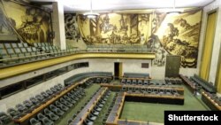 Найстарэйшая заля ў будынку ААН у Жэнэве www.shutterstock.com