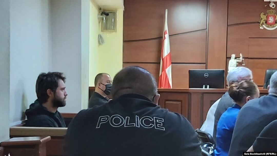 Николоз Басилашвили в зале суда