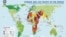 Карта, отражающая ситуацию с соблюдением прав сексуальных меньшинств в мире, предоставленная Международной ассоциацией лесбиянок и геев (ILGA)