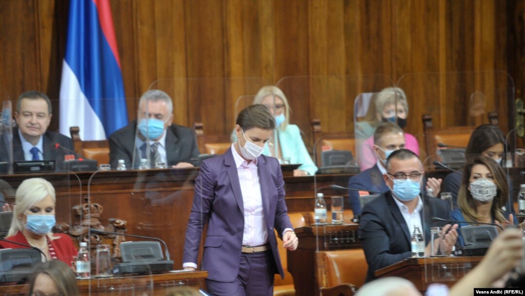 Premijerka Ana Brnabić u Skupštini Srbije 