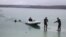 Ukraine, Crimea - Divers EMERCOM of Russia, search and rescue operation, Simferopol reservoir