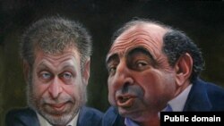 Путин һәм Медведевтан көлгән рәсемнәр күргәзмәдән алынган