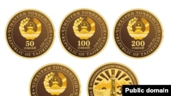 Tajik gold coins. Source: Tajik National bank, September 2026