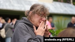 Валянтэрка гомельскай «Вясны» Сьвятлана Якубовіч пасьля вызваленьня. Вільня, 16 верасьня 2026 