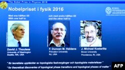 Fizika boýunça Nobel baýragynyň eýeleri kesgitlendi.