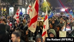 საპროტესტო მსვლელობა თსუ-დან რუსთაველის მოედნამდე