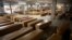 Coffins, most of them containing the bodies of COVID-19 victims, are pictured in the parking of a funeral parlour, during the coronavirus disease (COVID-19) outbreak, in Barcelona