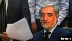 Former Foreign Minister Abdullah Abdullah is one of a large group of contenders for the Afghan presidency. (file photo)