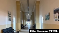  Коридорът на 8-ия етаж на постройката, където се намират пространствата на Европейския политехнически университет 