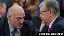 Александр Лукашенко ва Қосимҷомарт Тоқаев 