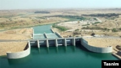 Karkheh dam in southern Iran in April 2019 was filled to capacity by heavy rains. FILE PHOTO