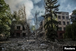 Последствия российских обстрелов Лисичанска. Луганская область, 17 июня 2022 года