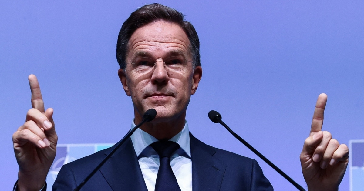Rutte Says NATO Allies On Track To Match US Defense Spending, Backs Ukraine Support