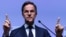 NATO Secretary-General Mark Rutte speaks to reporters at a press conference in Ankara on July 6. 