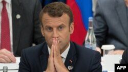Эманюэль Макрон на саміце G20, 2019. Архіўнае фота