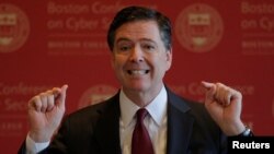 ԱՄՆ Հետաքննությունների դաշնային գործակալության տնօրեն Ջեյմս Քոմին, արխիվ, Բոստոն, 8-ը մարտի, 2017թ. 