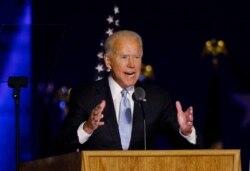 Joe Biden nakon proglasenja pobjednika na predsjedničkim izborima u SAD, 7. novembar